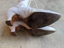 Load image into Gallery viewer, c. 1910s-1920s White Boots | Approx Sz. 7.5-8