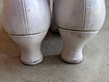 Load image into Gallery viewer, c. 1910s-1920s White Boots | Approx Sz. 7.5-8