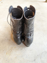 Load image into Gallery viewer, c. 1910s Black Lace Up Boots | Approx Sz 7.5-8