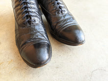 Load image into Gallery viewer, c. 1910s-1920s Black Lace Up Boots | Approx Sz 7.5