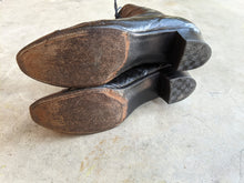 Load image into Gallery viewer, c. 1910s-1920s Black Lace Up Boots | Approx Sz 7.5