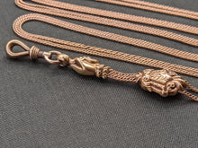 Load image into Gallery viewer, Early 19th c. Georgian 14k Gold Fist Long Guard Chain