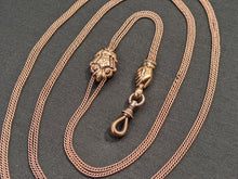 Load image into Gallery viewer, Early 19th c. Georgian 14k Gold Fist Long Guard Chain