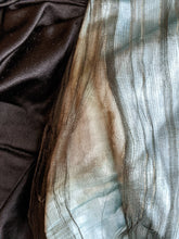 Load image into Gallery viewer, 1890s Black + Blue Silk Bodice | Study + Display