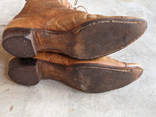 Load image into Gallery viewer, c. 1890s Brown Lace Up Boots | Approx Sz. 7