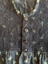 Load image into Gallery viewer, Turn of the Century Blue Cotton Dress