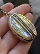 Load image into Gallery viewer, Solid Silver Victorian Book Chain Necklace + Locket