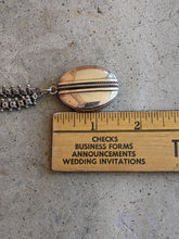 Load image into Gallery viewer, Solid Silver Victorian Book Chain Necklace + Locket