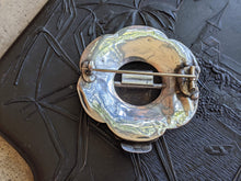 Load image into Gallery viewer, Sterling Silver Victorian Scottish Agate Buckle Brooch