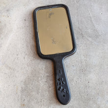 Load image into Gallery viewer, 19th c. "Diatite" Hand Mirror - "The Nodding Violet"