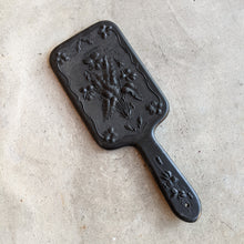 Load image into Gallery viewer, 19th c. "Diatite" Hand Mirror - "The Nodding Violet"
