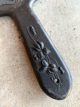 Load image into Gallery viewer, 19th c. "Diatite" Hand Mirror - "The Nodding Violet"
