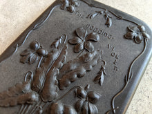 Load image into Gallery viewer, 19th c. "Diatite" Hand Mirror - "The Nodding Violet"