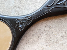 Load image into Gallery viewer, 19th c. "Florence" Shellac Hand Mirror | As Is Cracked Glass