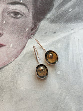 Load image into Gallery viewer, c. 1890s 9k Gold Forget Me Not Earrings