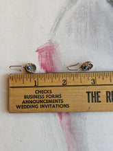 Load image into Gallery viewer, c. 1890s 9k Gold Forget Me Not Earrings