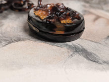 Load image into Gallery viewer, 19th c. Tortoise Shell Locket + Chain