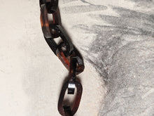 Load image into Gallery viewer, 19th c. Tortoise Shell Locket + Chain