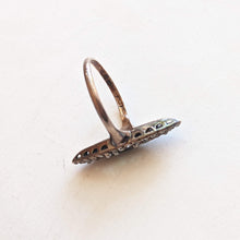 Load image into Gallery viewer, c. 1890s-1900s 14k Gold Emerald Diamond Ring