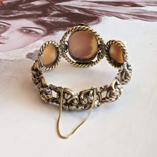 Load image into Gallery viewer, 19th c. 14k Gold Cameo Bracelet - The Three Graces