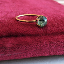Load image into Gallery viewer, Turn of the century 14k Gold Moss Agate Ring