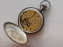 Load image into Gallery viewer, c. 1890s Coin Silver Pocket Watch