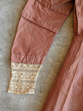 Load image into Gallery viewer, c. 1908-1909 Peach Silk Dress | Study + Display
