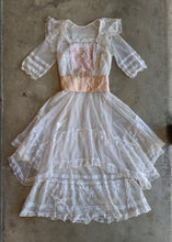 Load image into Gallery viewer, c. 1910s Net Lace Butterfly Dress