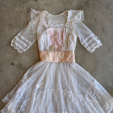 Load image into Gallery viewer, c. 1910s Net Lace Butterfly Dress