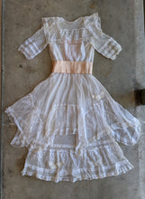 Load image into Gallery viewer, c. 1910s Net Lace Butterfly Dress