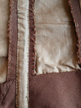 Load image into Gallery viewer, c. 1890s Silk + Velvet Novelty Print Bodice