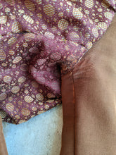 Load image into Gallery viewer, c. 1890s Silk + Velvet Novelty Print Bodice