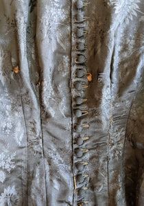 c. 1870s-1880s Silk Wrapper Dress | Study + Display