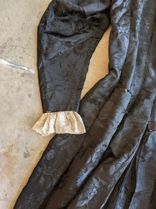 c. 1870s-1880s Silk Wrapper Dress | Study + Display