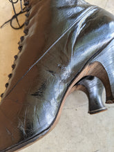 Load image into Gallery viewer, c. 1910s-1920s Black Louis Heel Boots | Approx Sz 5-6