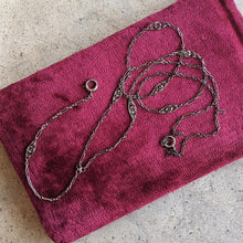 Load image into Gallery viewer, c. 1920s Sterling Silver Lorgnette Chain