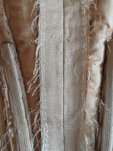 Load image into Gallery viewer, c. 1890s Gold and Burgundy Silk Dress | Study + Display