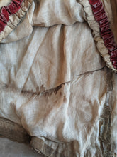 Load image into Gallery viewer, c. 1890s Gold and Burgundy Silk Dress | Study + Display