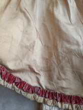 Load image into Gallery viewer, c. 1890s Gold and Burgundy Silk Dress | Study + Display