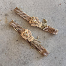 Load image into Gallery viewer, c. 1870s-1880s 14k Gold Mesh Bracelets Pair