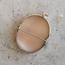 Load image into Gallery viewer, 19th c. Goddess Diana or Artemis Cameo Brooch + Pendant