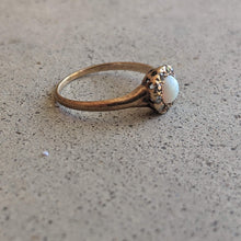 Load image into Gallery viewer, Late 19th-Early 20th c. Opal Diamond Ring