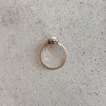 Load image into Gallery viewer, Late 19th-Early 20th c. Opal Diamond Ring