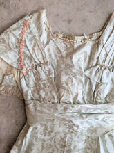 Load image into Gallery viewer, c. 1910 Seafoam Green Silk Gown | Study + Display