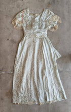 Load image into Gallery viewer, c. 1910 Seafoam Green Silk Gown | Study + Display
