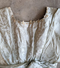 Load image into Gallery viewer, c. 1910 Seafoam Green Silk Gown | Study + Display