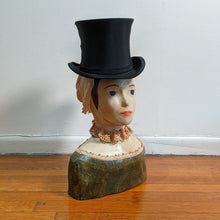 Load image into Gallery viewer, c. 1910s Collapsible Silk Top Hat