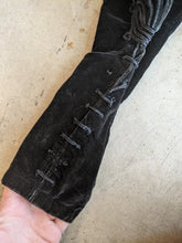 Load image into Gallery viewer, c. 1900s Black Velvet Bodice