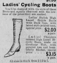 Load image into Gallery viewer, c. 1890s-1900s Cycling Boots