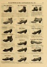 Load image into Gallery viewer, c. 1880s Leather Pumps